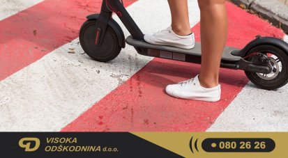 Nesreča z električnim skirojem