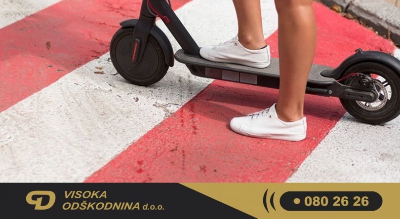 Nesreča z električnim skirojem