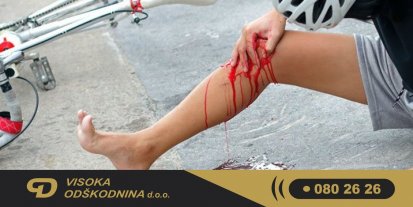 Ste bili kot kolesar poškodovani v prometni nesreči in želite odškodnino?