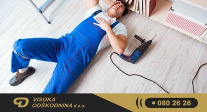 Poškodba pri delu zaradi malomarnosti delodajalca