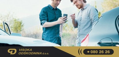 Prometna nesreča s tujcem – odškodnina