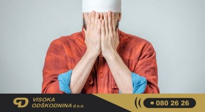 Odškodnina za pretres možganov