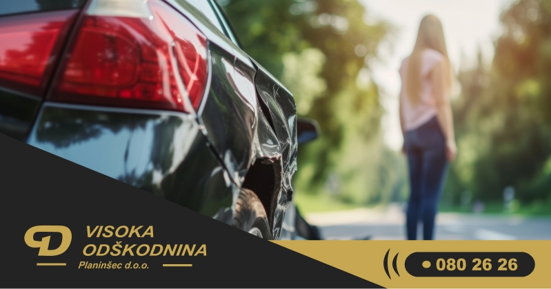poškodbe pri prometni nesreči in odškodnina