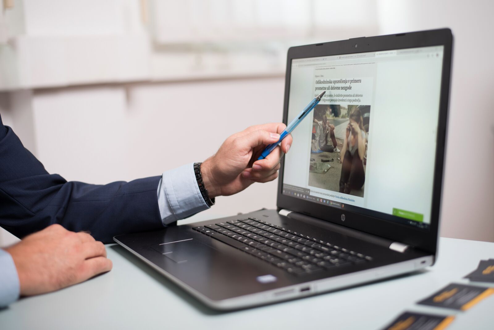 visoka denarna poravnava ob prometni nezgodi