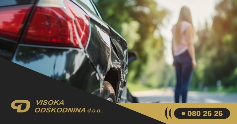 po&scaron;kodbe pri prometni nesreči in od&scaron;kodnina